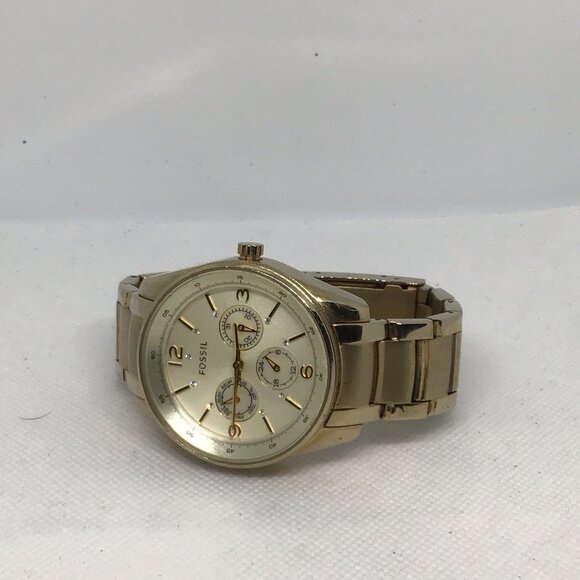 Fossil BQ1071 Womens Gold Stainless Steel Analog Dial Quartz Genuine Watch JK818 - Picture 12 of 15